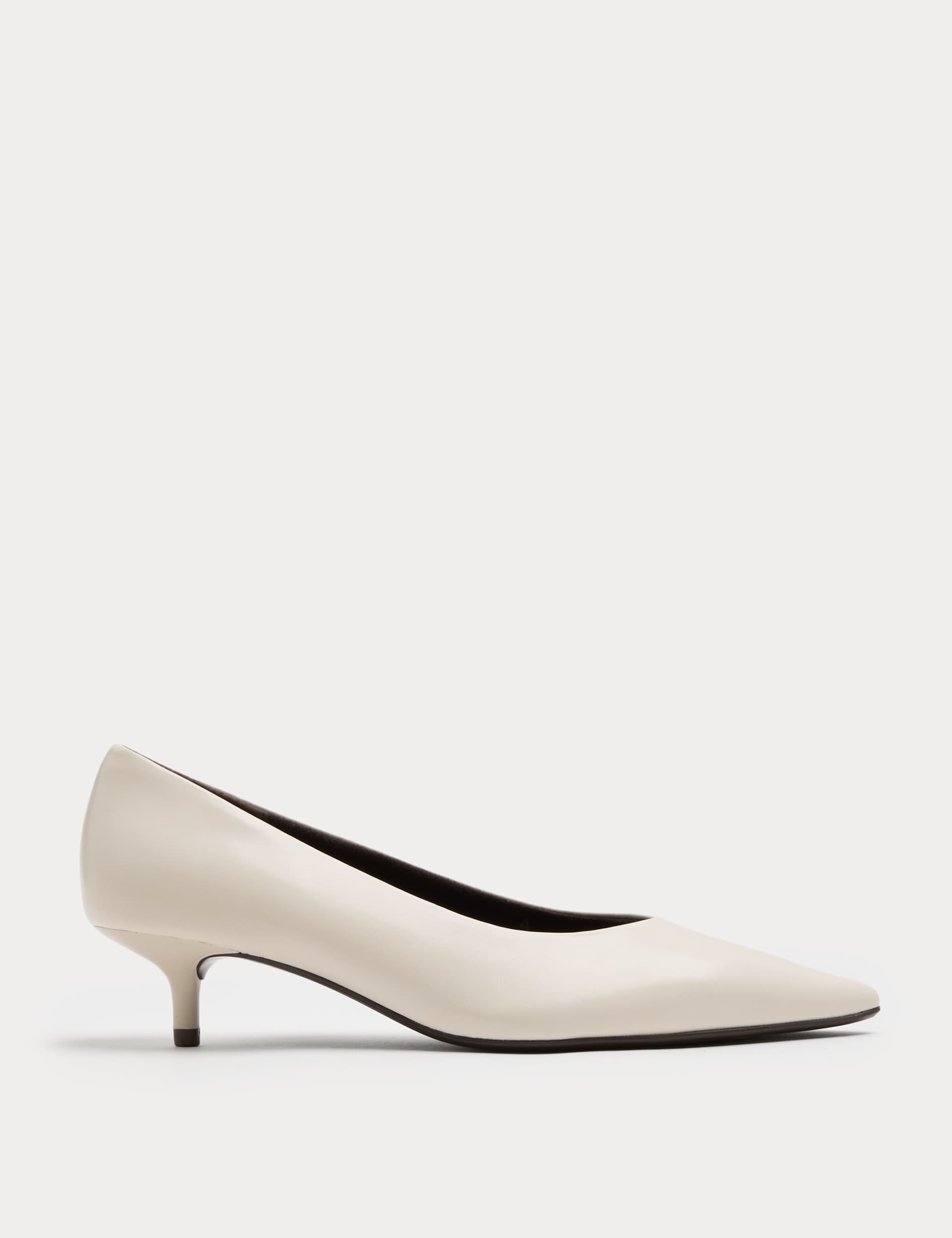 Kitten Heel Pointed Court Shoes