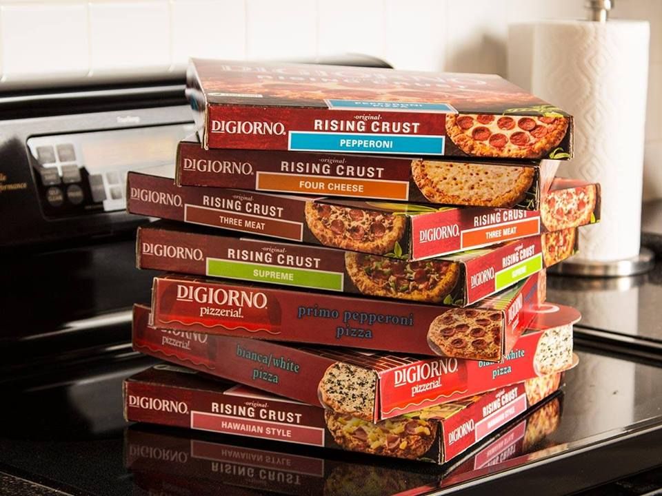 DiGiorno frozen pizzas.