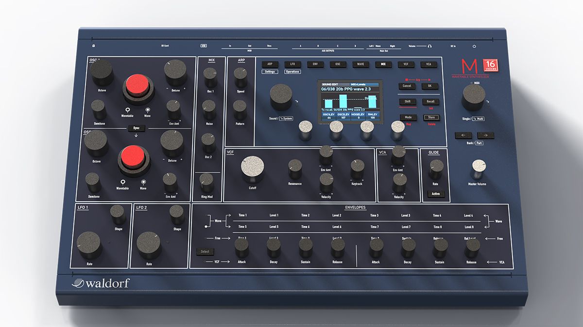 Waldorf M 16-voice synth
