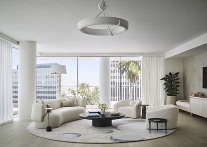 Living space at Mandarin Oriental Residences Beverly Hills by 1508's London