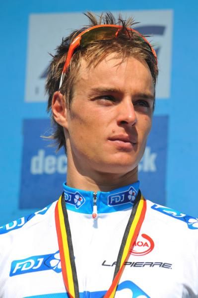 Gianni Meersman won the sprint for second.