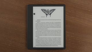 Page of text on Amazon Kindle Scribe