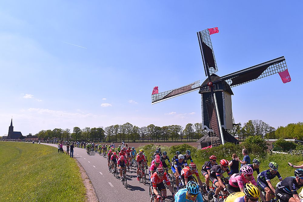 The peloton at the Giro d'Italia