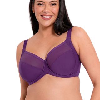 Curvy Kate Wonderfully Full Cup Side Support Bra Purple