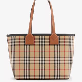 Burberry London small checked cotton-canvas shoulder bag