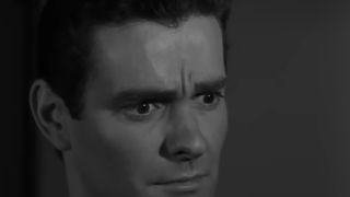 A close up of a man in The Trade-Ins Twilight Zone episode