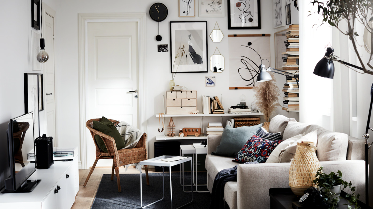 Small apartment living room ideas: 7 spaces that prove tiny can still be  trendy | Real Homes