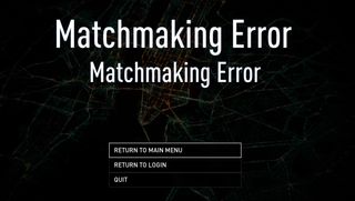 Payday 3 matchmaking error