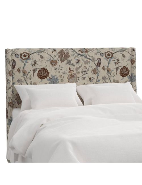 Encino Fully Upholstered Wingback Queen Size Headboard in Palampore Multi - Threshold designed with Studio McGee