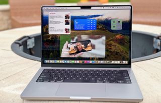 macOS Sonoma desktop on MacBook Pro 14 inch