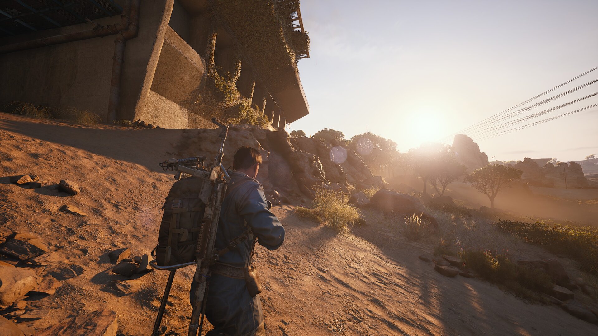 ARC Raiders screenshot of the player standing in an open area.