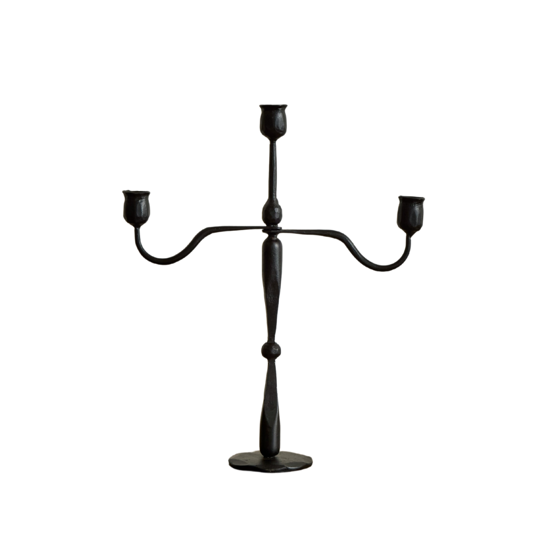Forged Iron Candelabra