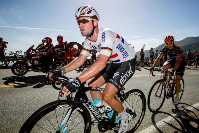 Mark Cavendish in action on stage 8