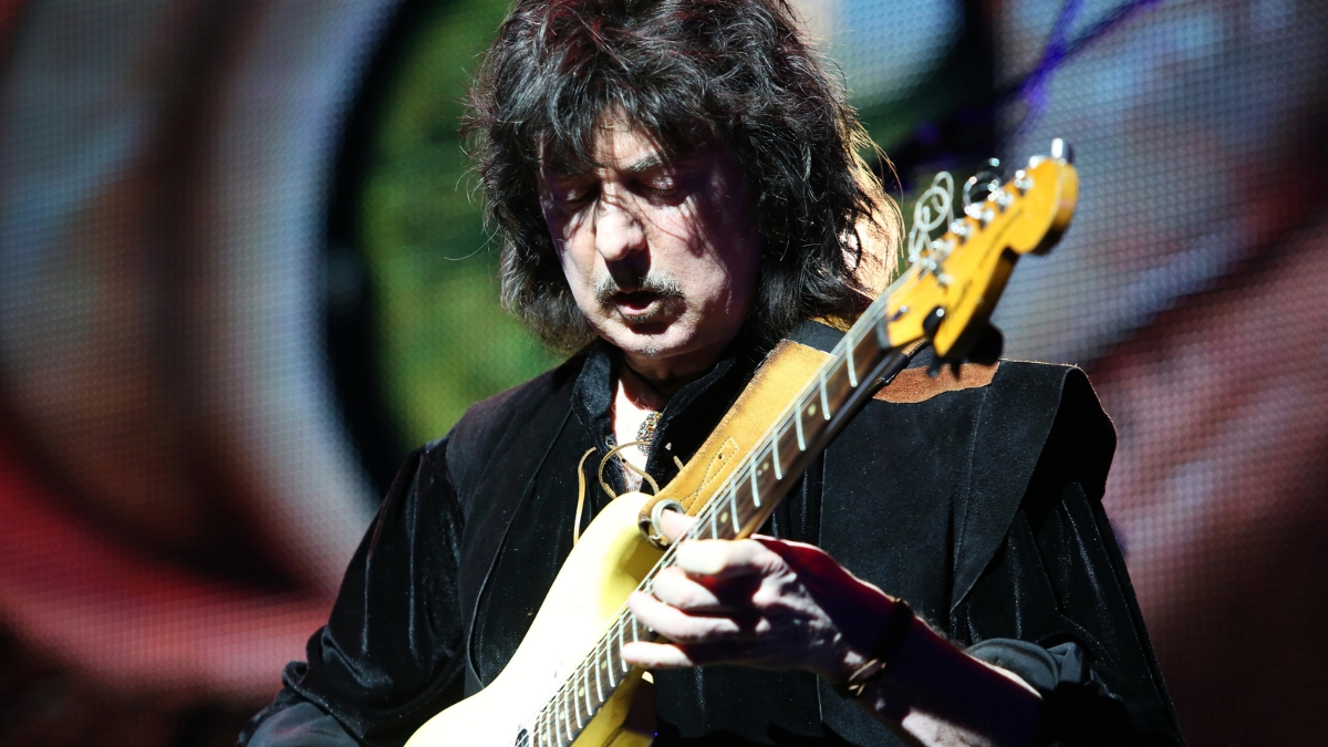 Ritchie Blackmore of Rainbow performs at SC Olympic on April 8, 2018 in Moscow, Russia
