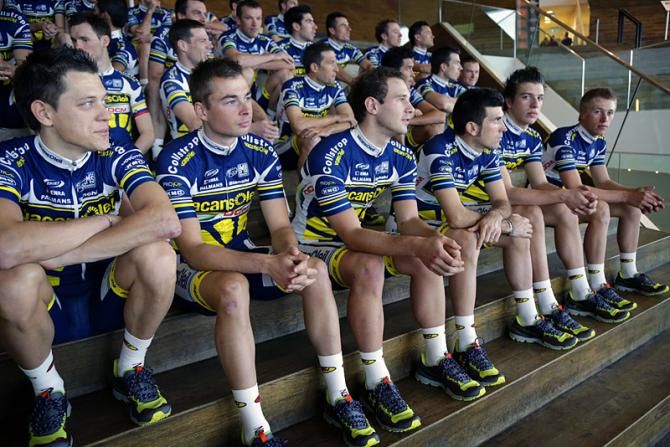 The full 29-man Vacansoleil-DCM roster for 2013 was presented in Amsterdam at a film theater and museum