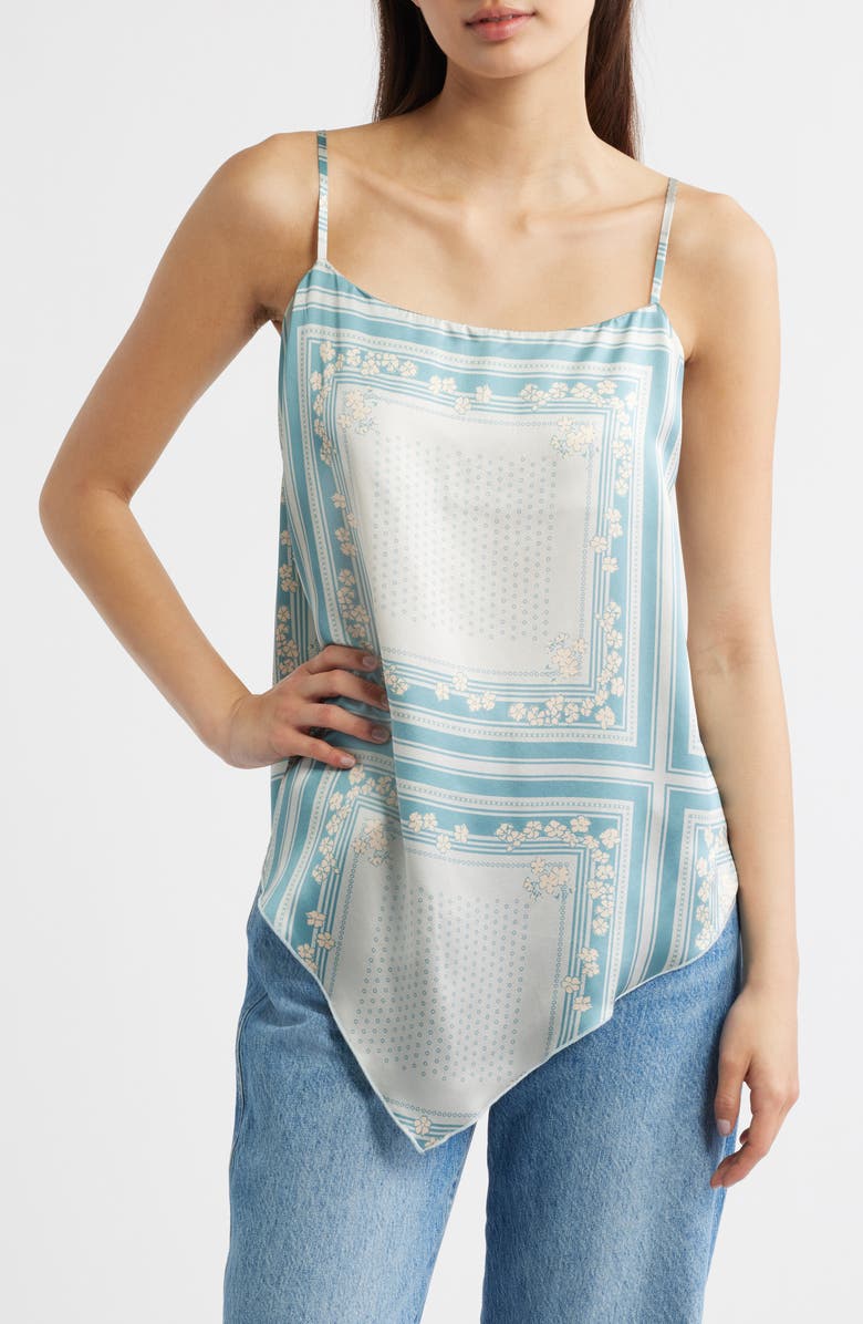 Esme Scarf Print Silk Camisole