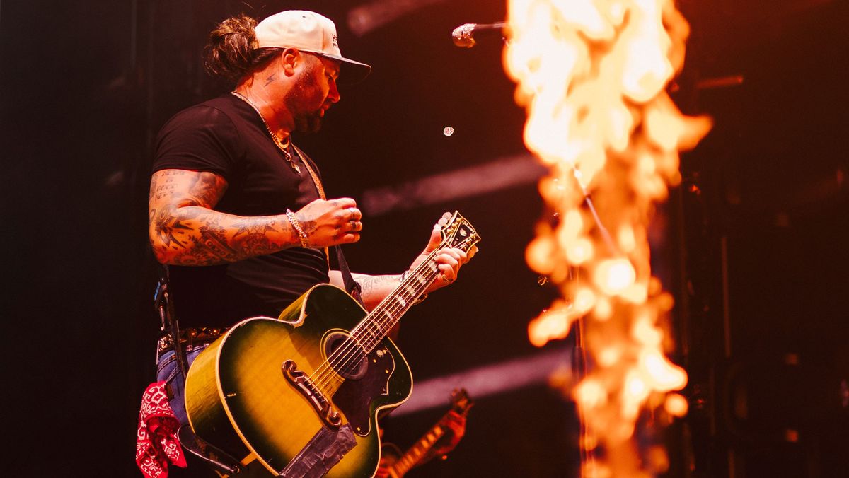 “People respond to the authenticity and vulnerability, rather than the role of the drunken rock star”: Koe Wetzel shed his party animal image to show who he really is on 9 Lives and found a new reason to play his battered Gibson J-200