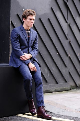 Oliver Cheshire At The 4th London Collections: Men