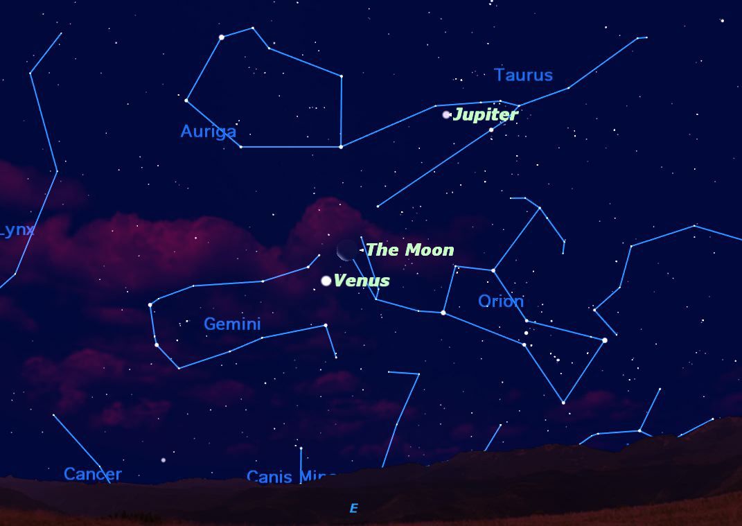 See the Moon Hides Venus in Monday Sky | Space