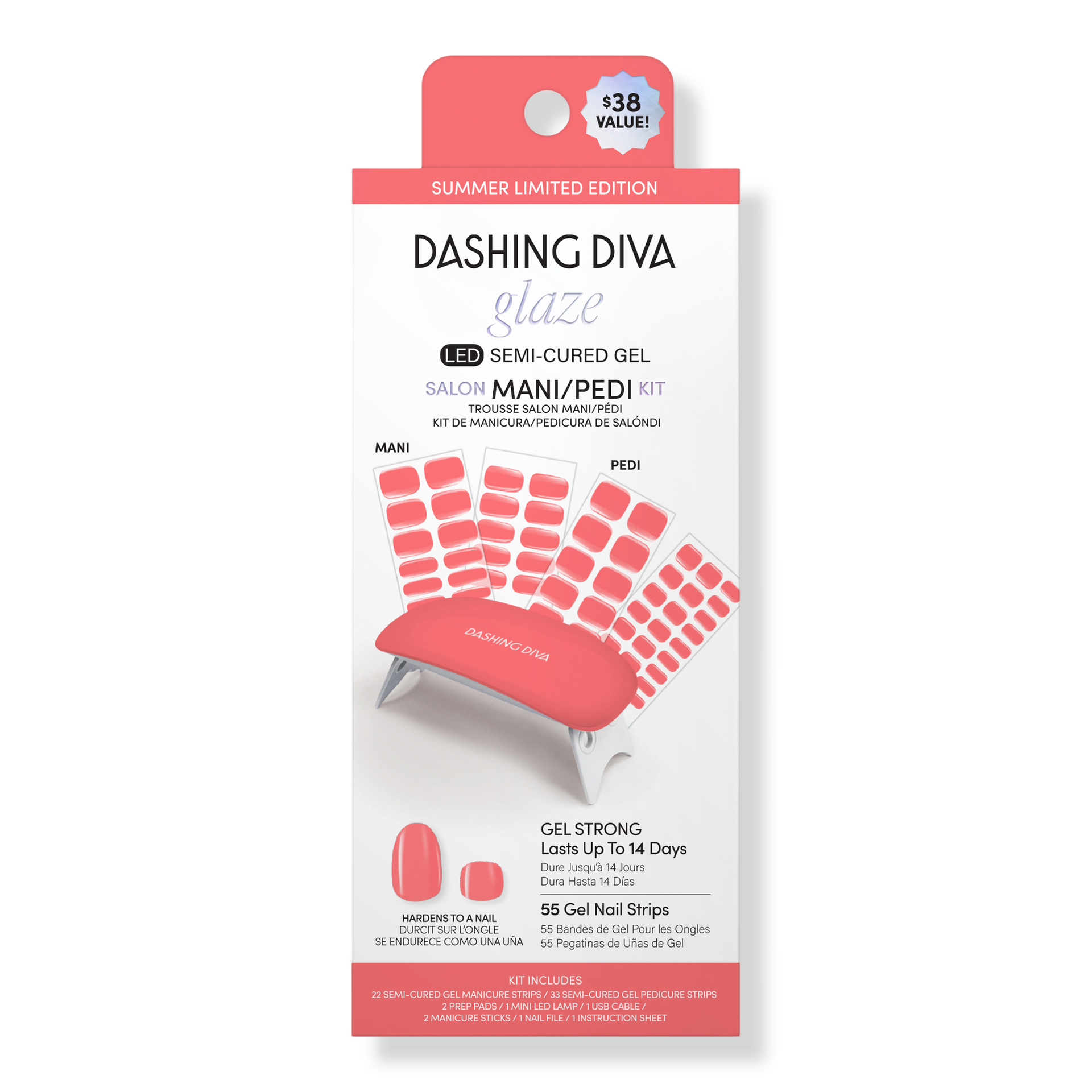 Glaze Semi-Cured Gel Mani/pedi Kit