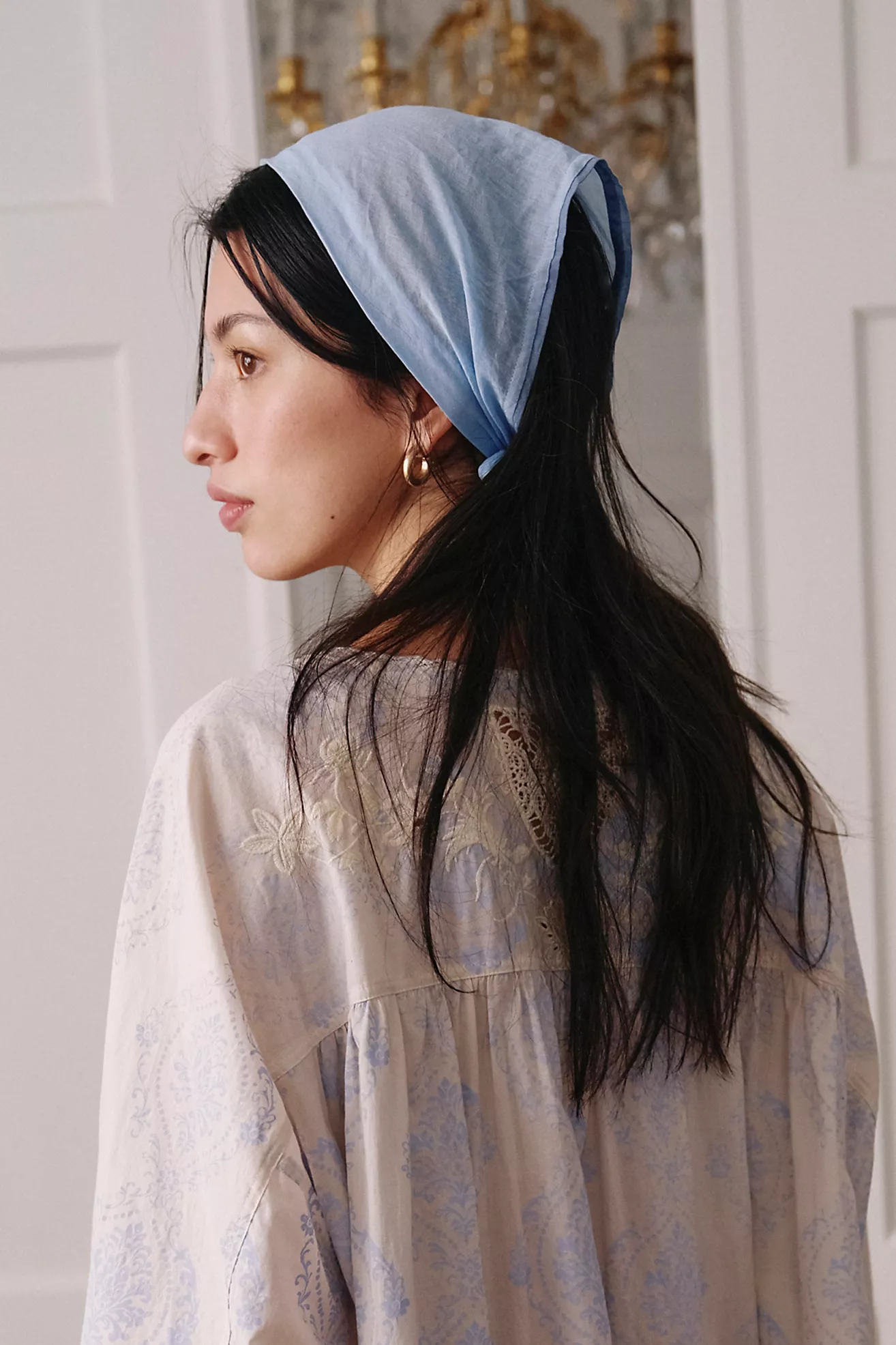 Graceland Solid Sheer Hair Scarf