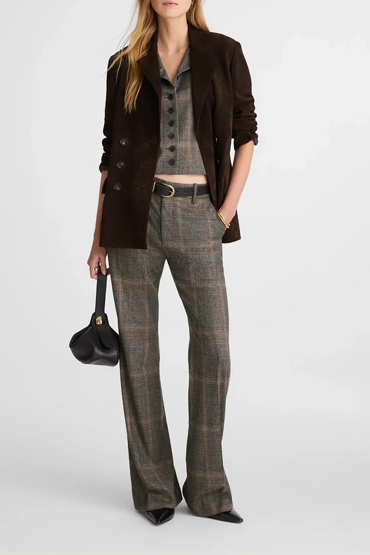 High-Rise Bootcut Trouser