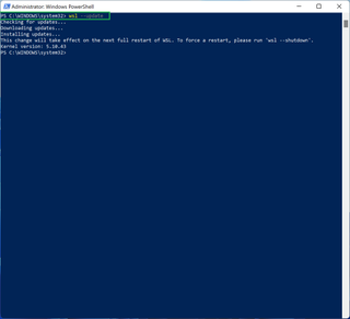 Install Windows Subsystem for Linux in Windows 11