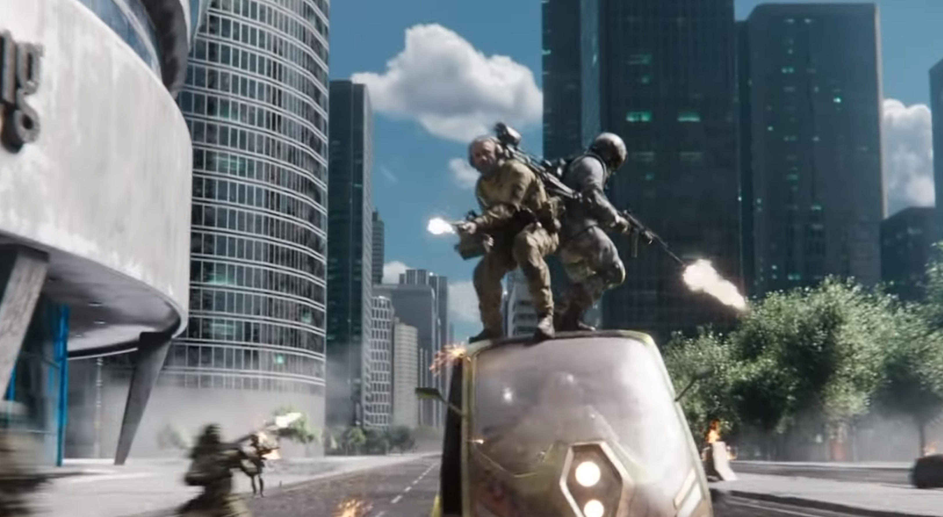 soldiers on a Tuk-tuk in Battlefield 2042