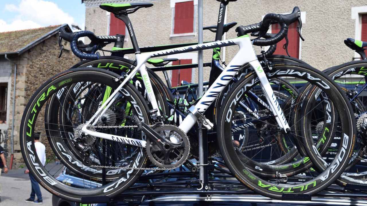 Alejandro Valverde's custom painted Canyon Ultimate CF SLX