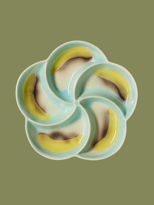 70s Ceramics Snack Tray