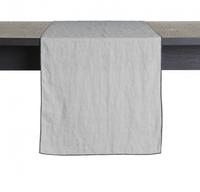 Light grey linen table runner 40 x 230cm | Was £25, Now £12.5- (Save 50%)