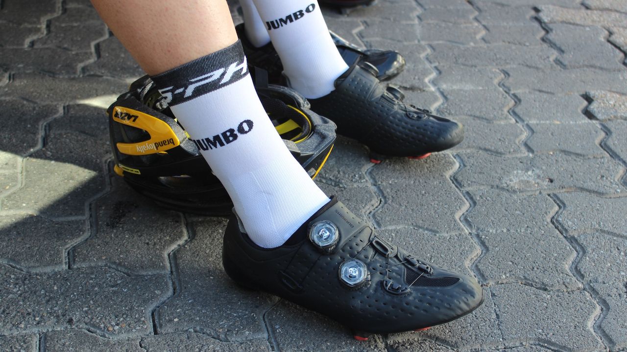 Shimano S-Phyre shoe/sock combination for LottoNL-Jumbo