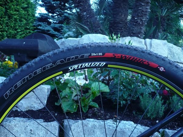 Specialized Renegade tires will grace the Specialized Fate, front and rear.