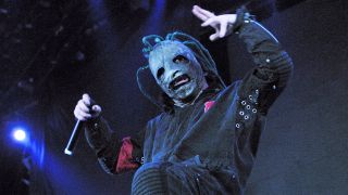 Slipknot’s Corey Taylor performing live in 2001