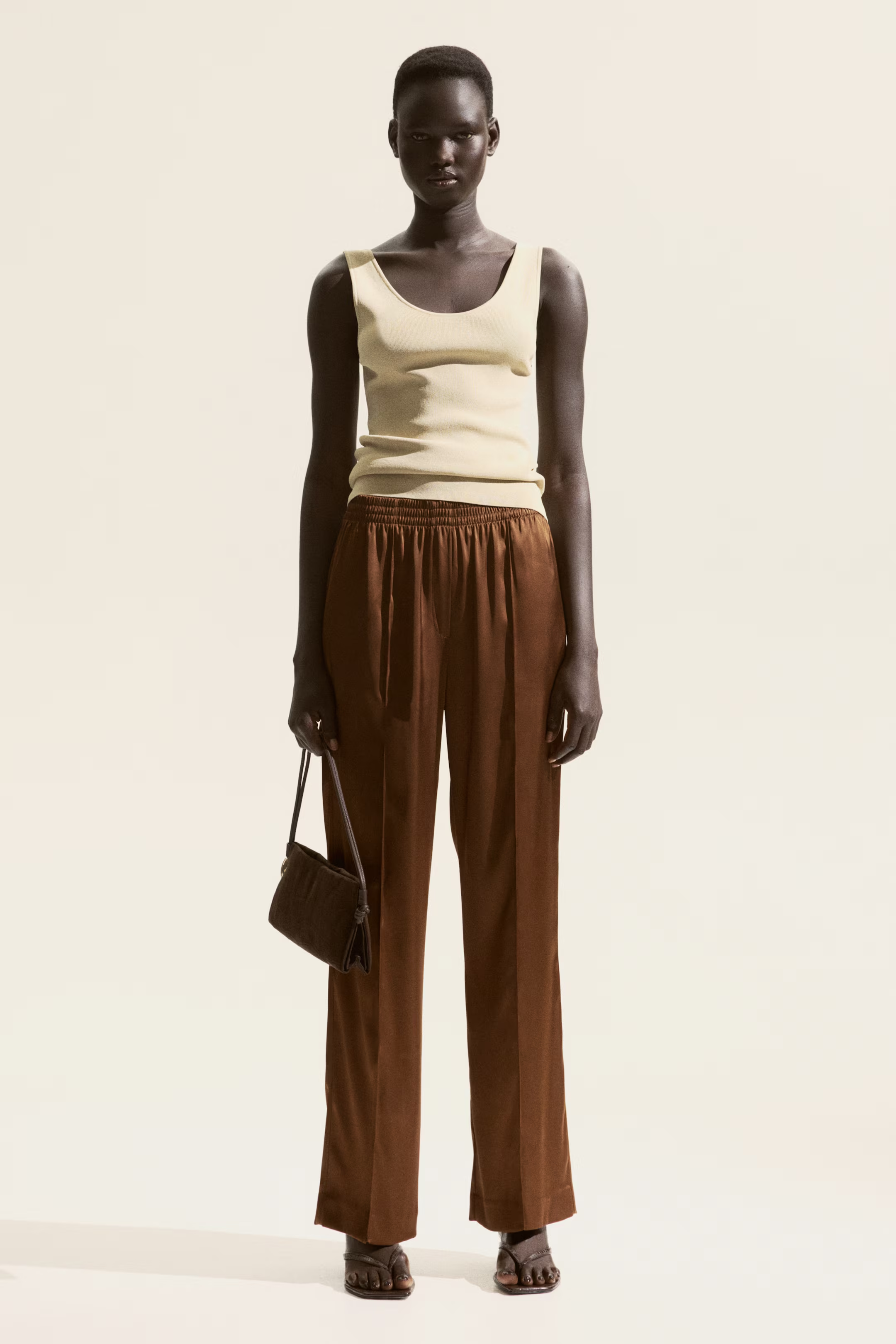 H&amp;amp;M, Wide crease-detail trousers