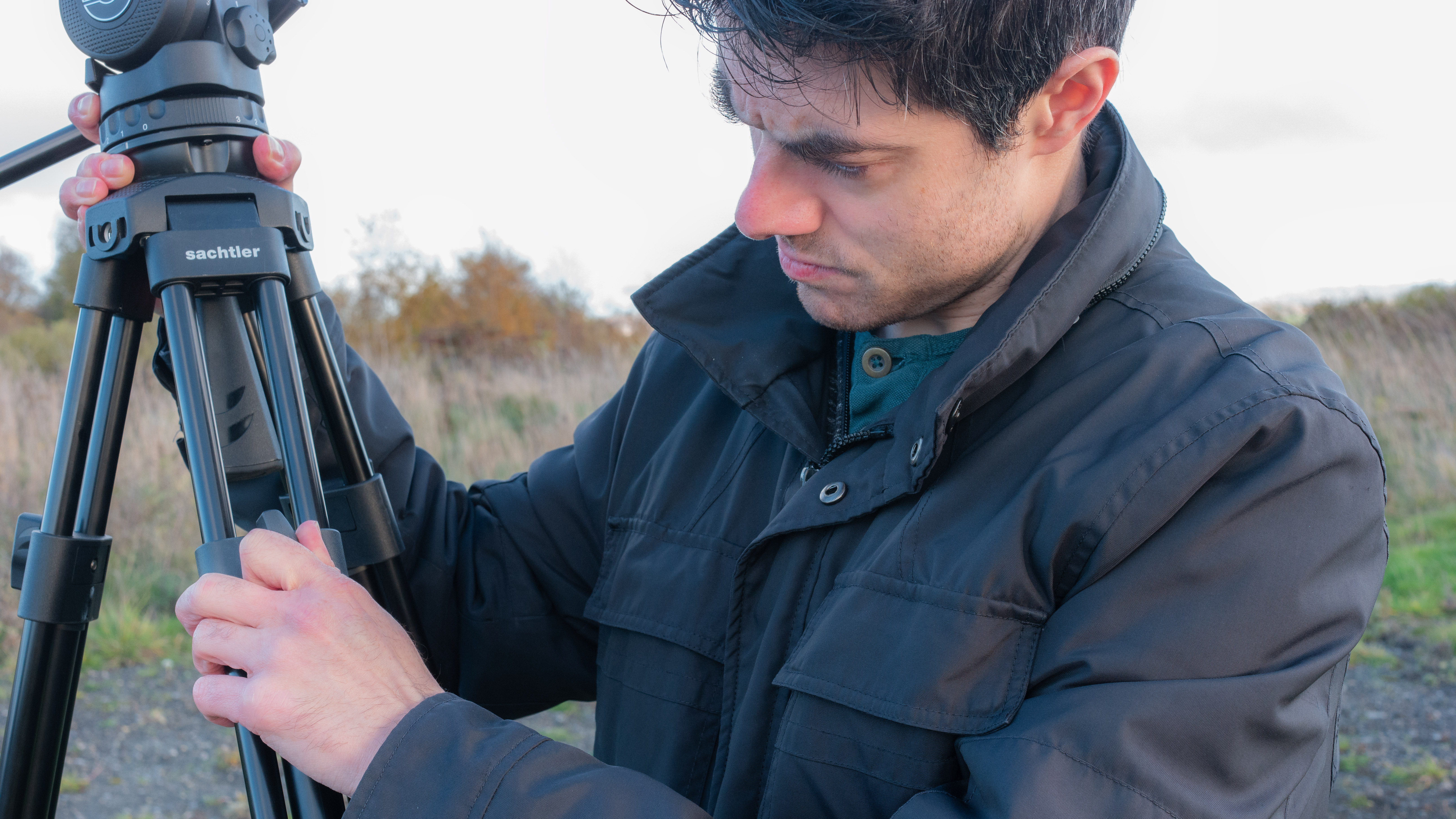 The Sachtler Ace M MS Mk II video tripod