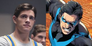 Casey Cott and Nightwing