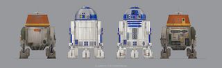 Chopper and R2-D2