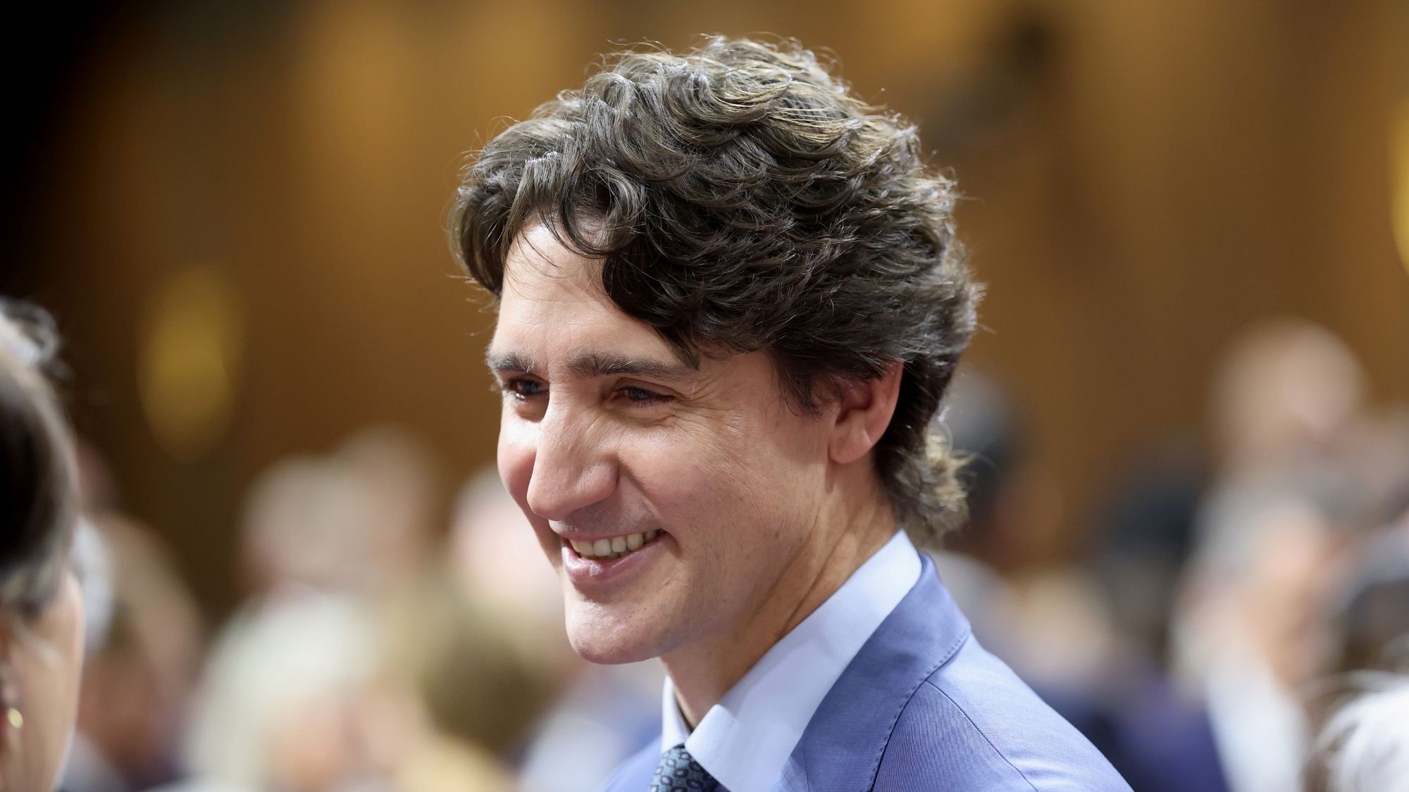 Justin Trudeau at the State Opening of Parliament in Canada in 2025