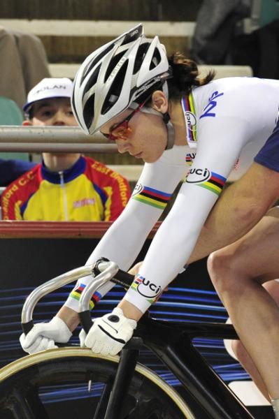 Victoria Pendleton concentrates