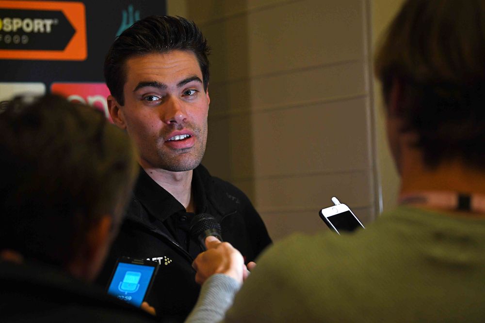 Tom Dumoulin said Tirreno-Adriatico will come down to "seconds"