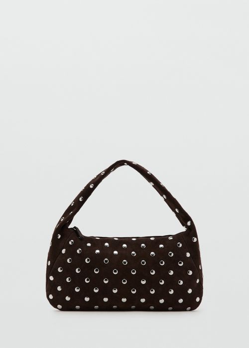 Studded Leather Shoulder Bag