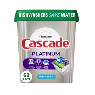 Box of Cascade dishwasher tablets