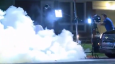 Watch Ferguson police tear gas a news crew and shut down their camera