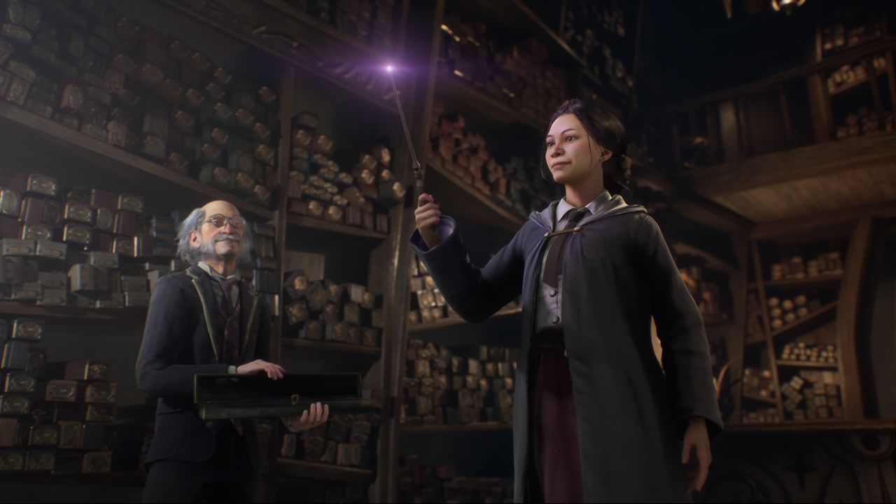Hogwarts Legacy running on PS5 and Xbox Series X