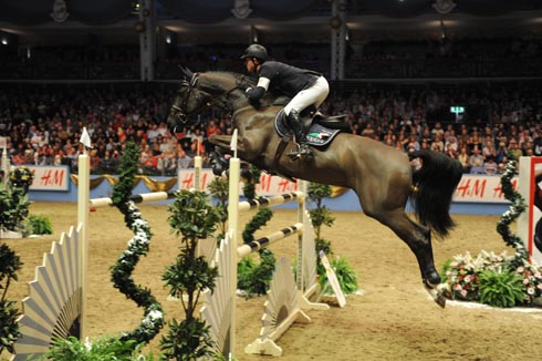 Ben Maher riding Tripple X at Olympia