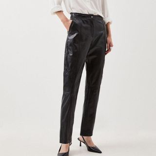 Karen Millen leather trousers