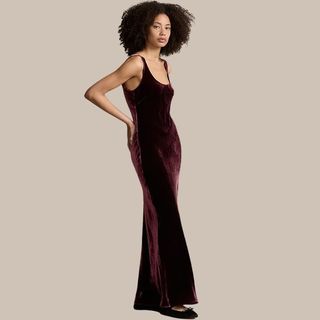 Velvet Scoopneck Tank Dress