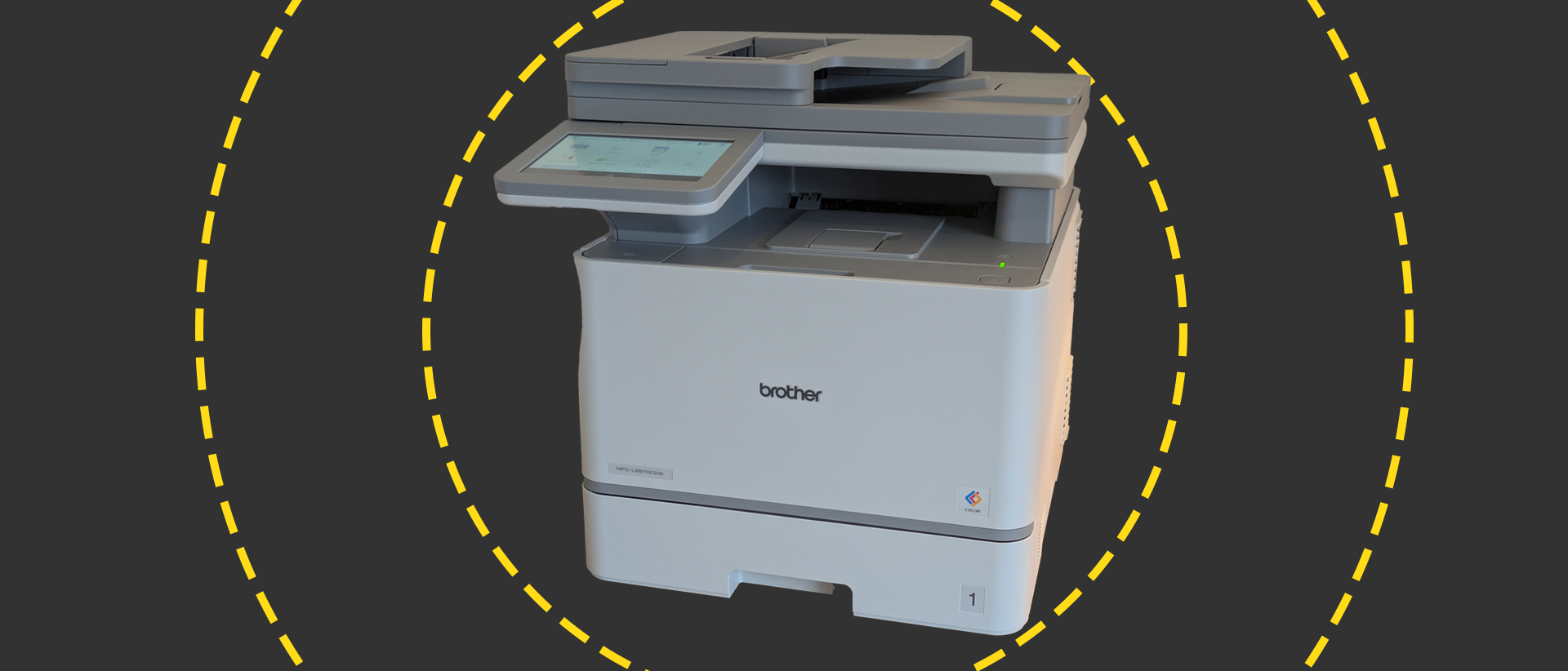 The Brother MFC-L8970CDW on the ITPro background