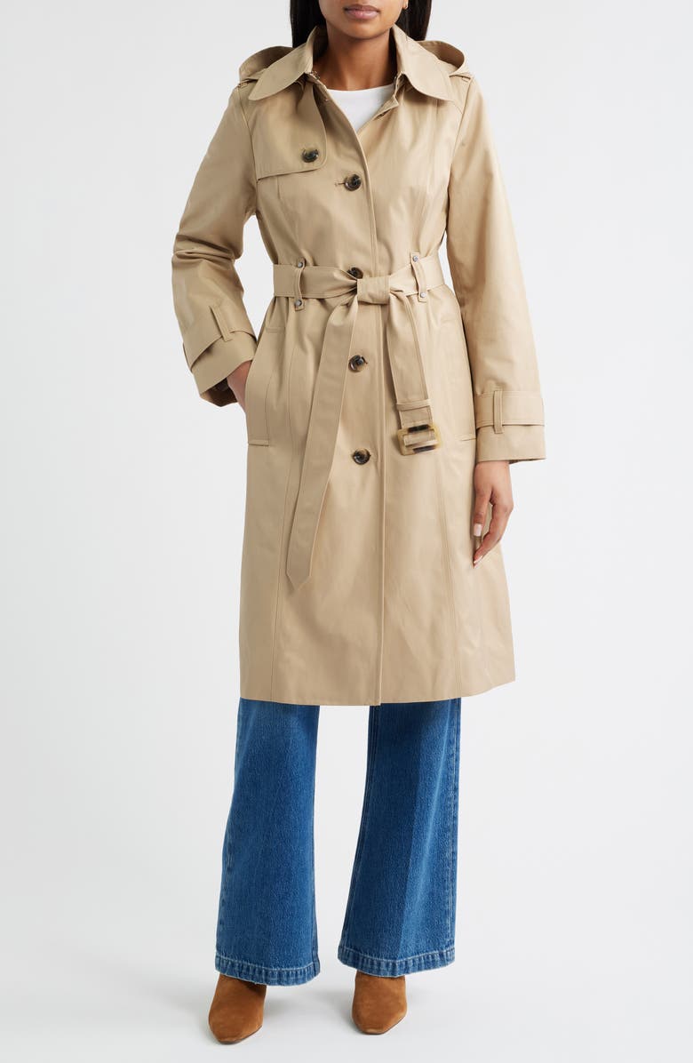Double Breasted Trench Raincoat